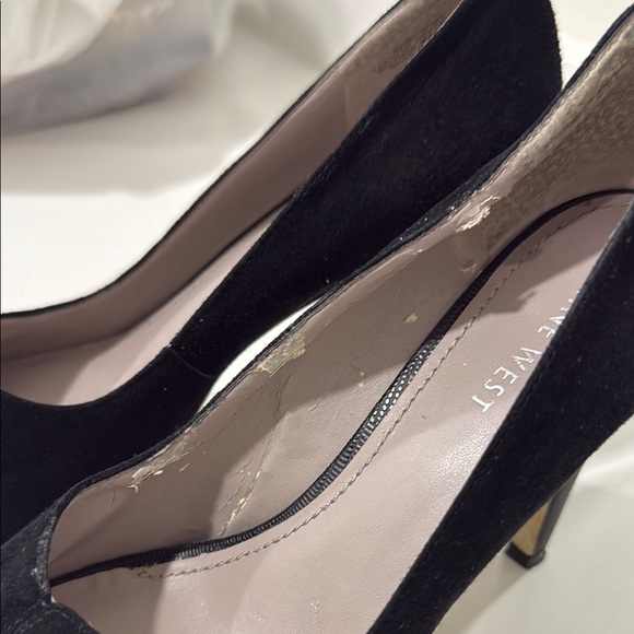 Nine West Black Peep Toe Heels - Picture 4 of 13